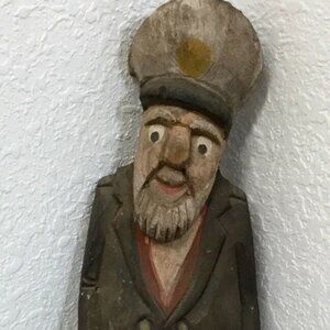 GEORGE Nathan Wood Carving‎ ship Captain Sailor